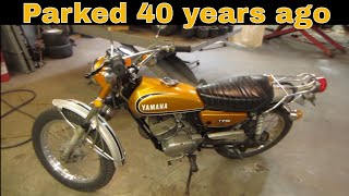 1973 Yamaha enduro time capsule. lets fix the engine issues then Test Ride it.