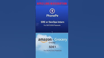 PhonePe & Amazon Hiring 2025 🚀 | SRE/DevOps Intern & SDE1 | Fresher & Experienced Jobs | @techDivya1