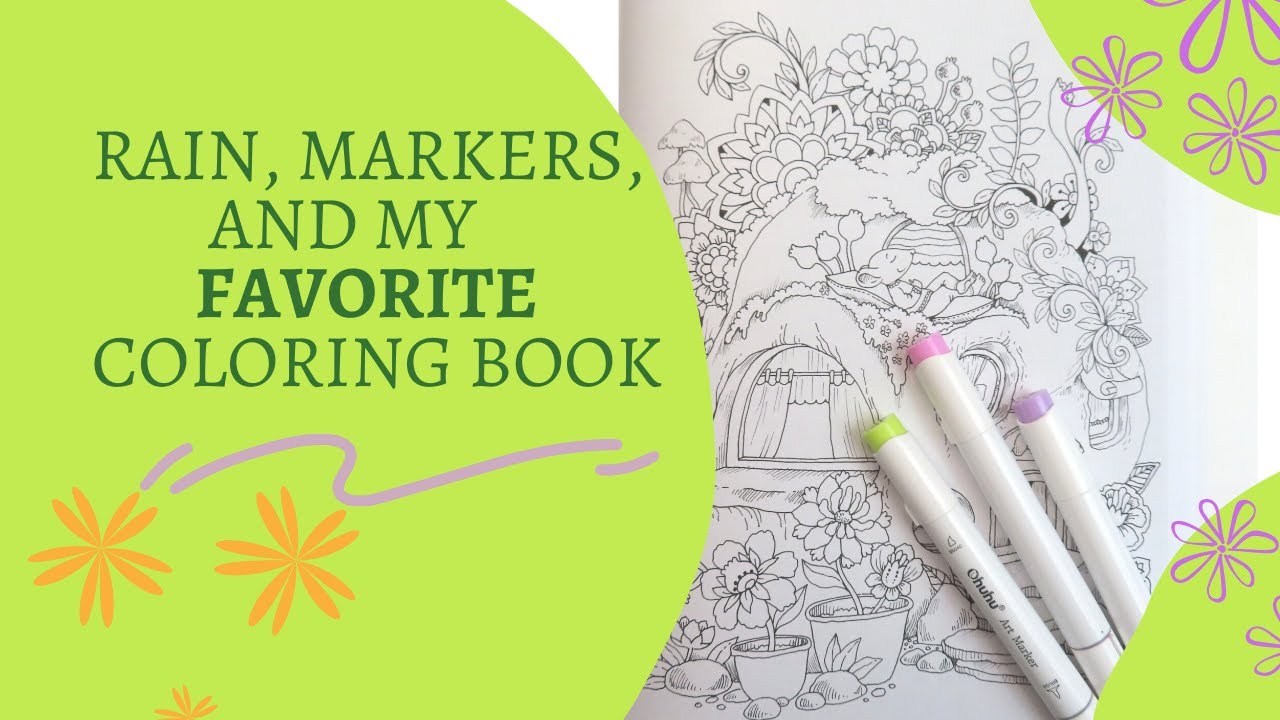 Adult Coloring Tutorial Part 1: Alcohol Markers for Beginners