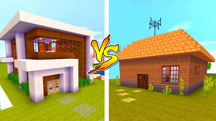Batalha de Construção: CASA DE RICO VS CASA DE POBRE (MINI WORLD)