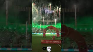 Entrada dos times em campo @goiasoficial x @cruzeiro
