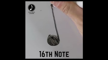 How To Draw A 16th Note Correctly