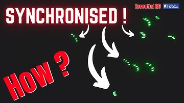 GENIUS ! HOW DO THEY DO THAT ? FLYING WINGS WITH SYNCHRONISED LED LIGHT DISPLAY !