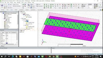λ/4 microstrip transmission line design & simulation results at 2.4 GHz frequency using HFSS