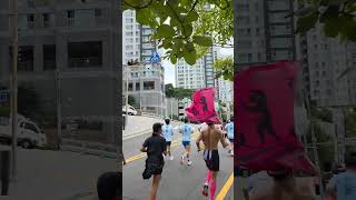 2025년 10월26일 부산바다마라톤 약9km지점