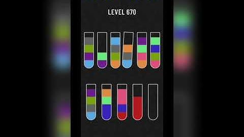 Water sort puzzle level 669