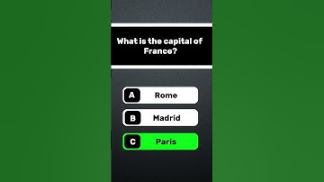 What is the capital of France? #quiz #quizzes #quiztime #quizshorts