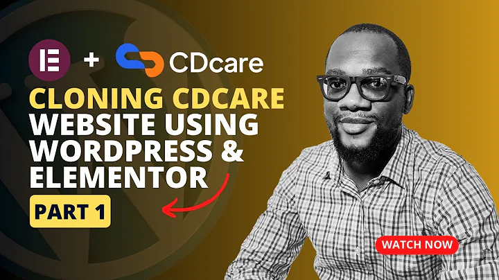 Cloning the CDCare Website Using Elementor on WordPress (Part 1)