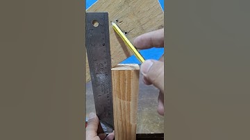 INGENIOUS WOODWORKING TECHNIQUE #howto #carpentry #diy #tips #tutorial #youtubeshorts #tricks