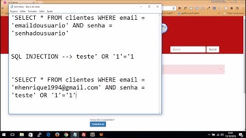 SQL Injection - Demonstração de ataque