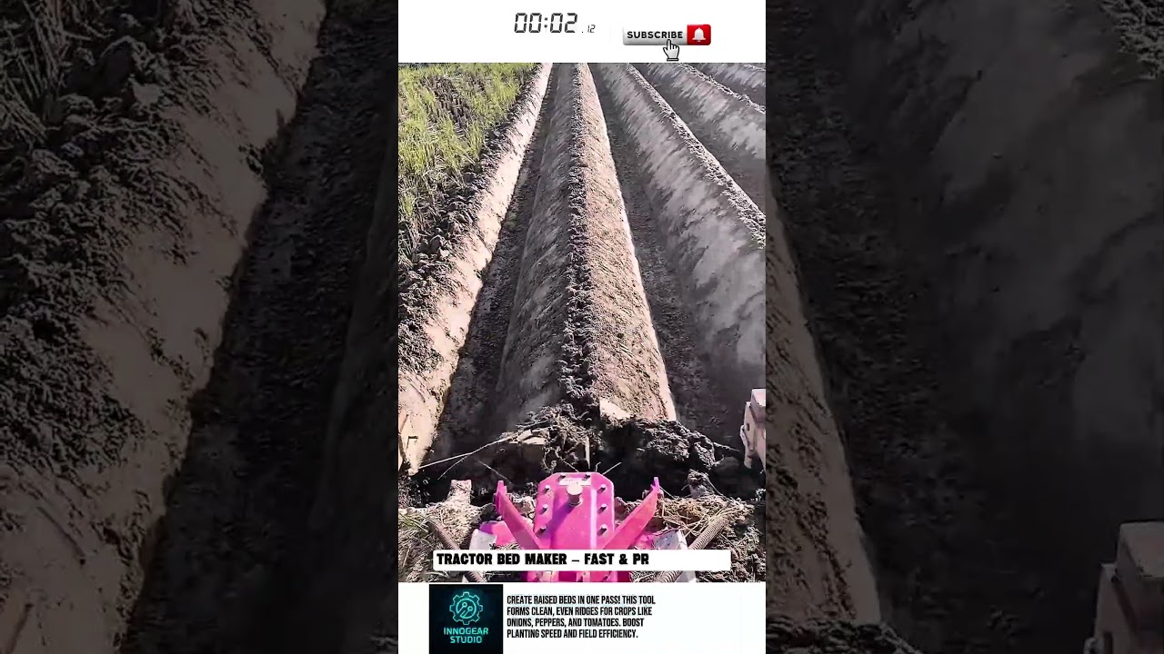 Tractor Bed Maker – Fast & Precise Rows!