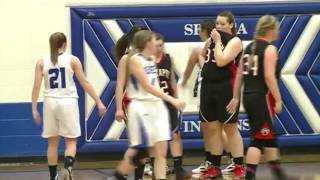 1/21/16 - Girls Basketball - Kickapoo 28, Seneca 55