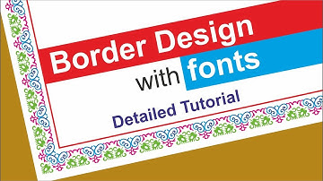 border designs in corel draw by: cdtfb --- corel draw tutorials for beginners