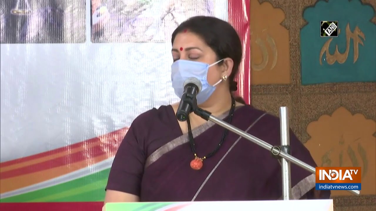 Smriti Irani on Triple Talaq anniversary: Congress never aimed at bettering lives of Muslim women