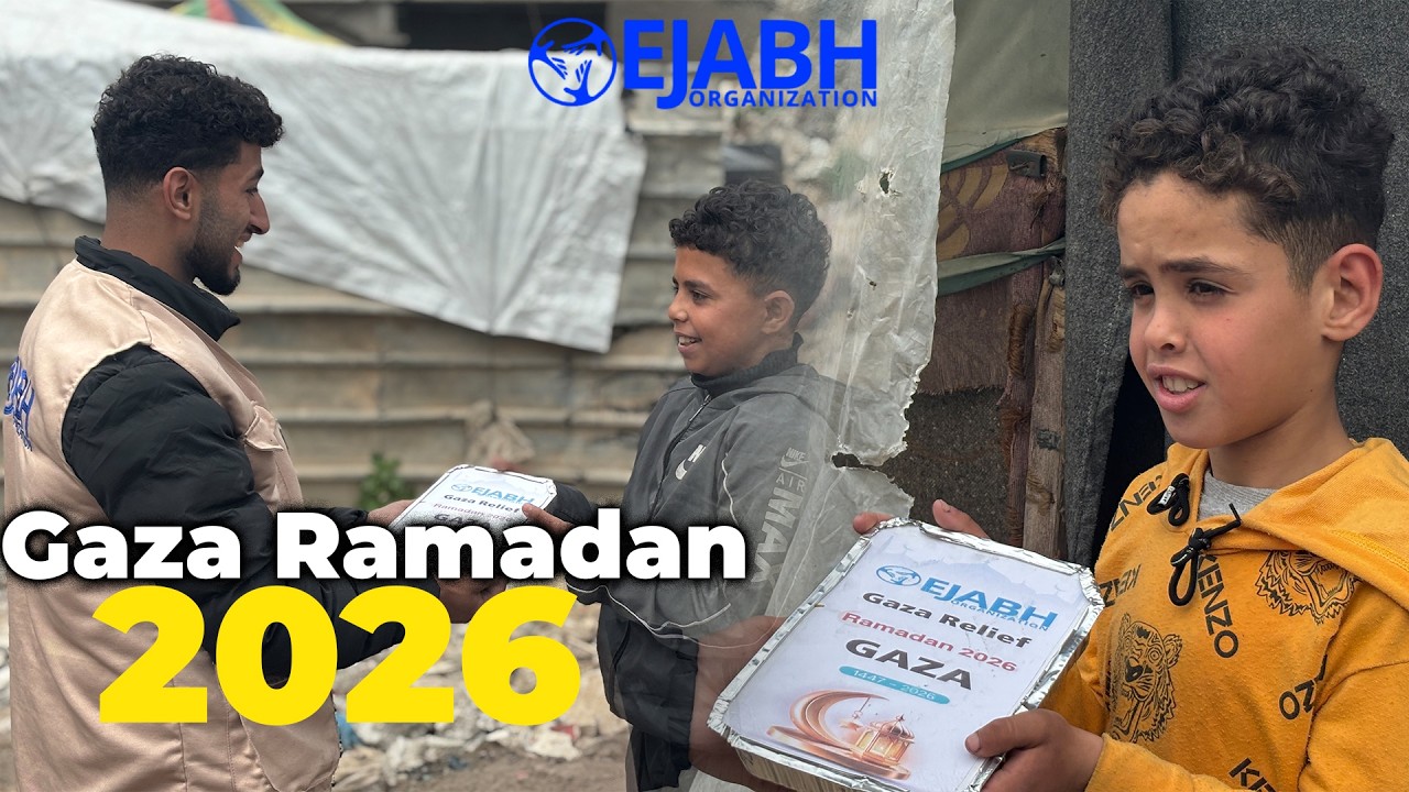 رمضان الخير: مشروع توزيع السلال الغذائية في غزّة