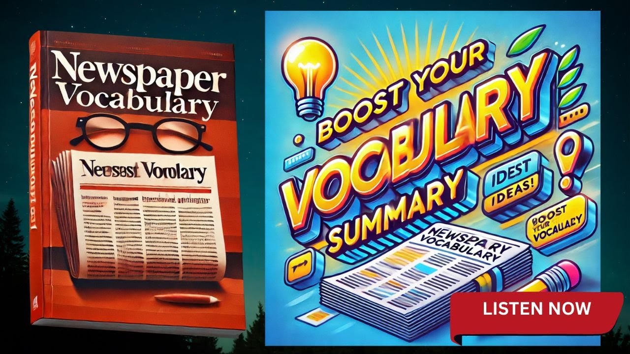 Want to MASTER Newspaper Vocabulary? Watch This Now | English Words ...