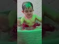 नहाने का मज़ा दोगुना! Baby की Water Park मस्ती 😍#shortsviral #shortvideo #newborncare #babycare