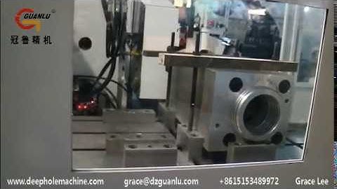 BTA and Gundrilling combined three coordinate deep hole drilling machine