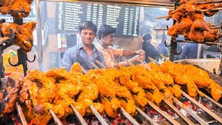 INDIAN STREET FOOD Tour in LUCKNOW with MONSTER BBQ CHICKEN and CHEAP SPICY CURRY !