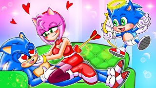 Sonic's Dream of Cute Lover Amy Rose | Love Story - Sonic the Hedgehog 2 Animation
