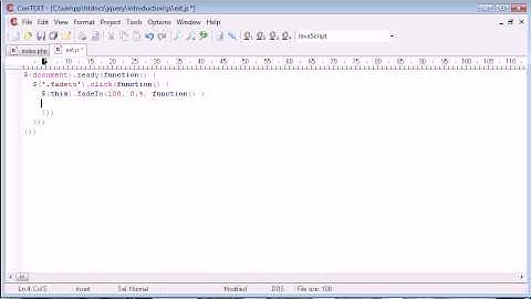 jQuery Tutorial - 76 - Gallery Fading Effect