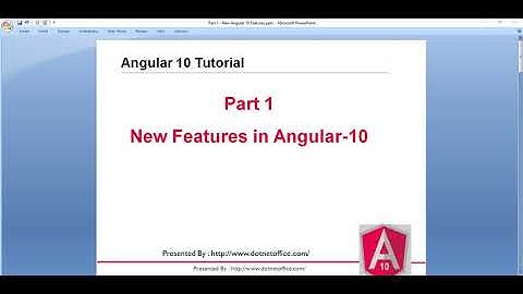 Part 1 - New Features in Angular 10 | Angular 10 tutorials for beginners
