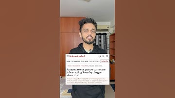 Amazon layoffs 30000 employees. Biggest since 2022 #aws #amazon #layoffs #ai #jobmarket #employees