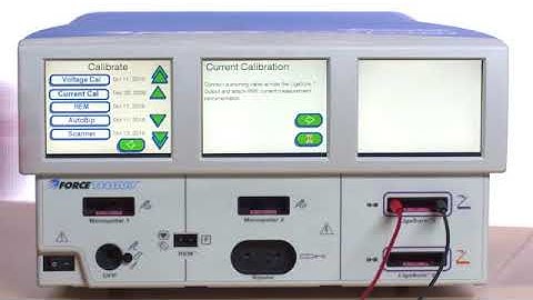 QA-ES III ForceTriad Calibration Step 7
