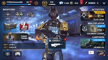 Modern Combat 5-Unlocking/buying Sapper Class (level 82classes & weapon layout)