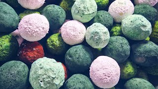 Speed Up 100 Variety Texture Balls | Gym Chalk ASMR | Soft to Gritty | Satisfying Relaxing Sleep Aid screenshot 3