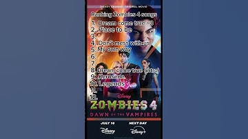 Thumbnail of Ranking zombies 4 songs :D