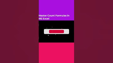 Master COUNT Formulas in Excel | COUNT, COUNTA, COUNTIF & COUNTIFS Explained Simply