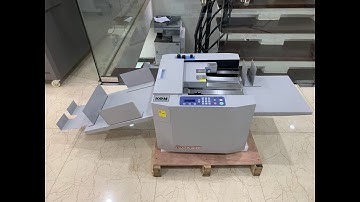 Giao máy cấn gân, cấn răng cưa tự động Dumor 332B tại Thanh Xuân, Hà Nội.