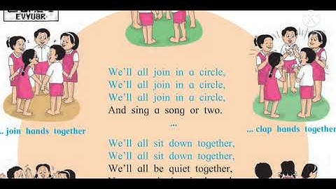 STD 4th  English unit one an Action song