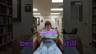 A sweet reading of Psalm 23 #BibleReading #Psalm23 #DownSyndrome #NKJV #BookOfPsalms