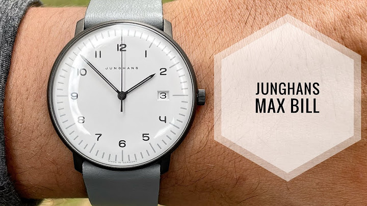 Junghans max bill quartz watch review