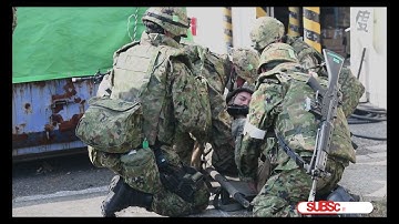 Exercise Active Shield 2021: MCAS Iwakuni Marines, JGSDF Soldiers conduct a mass casualty evacuation