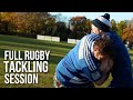 Rugby Tackling Drills (FOLLOW ALONG Training Session with Partner!)