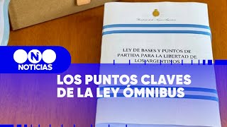 Los PUNTOS CLAVES de la LEY ÓMNIBUS - Telefe Noticias