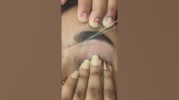 Eyebrow threading#shortvideo #eyebrows #eyebrowthreading #eyebrowthreadingtutorial #shortvideo
