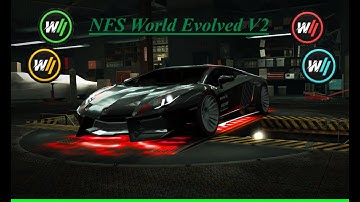 NFS World Evolved V2 daily challenge series (S class, average speed, Aventador) Whacked