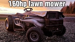 POLARIS STORM 800 SWAPPED LAWN MOWER !