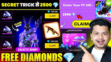 💎 3400 Free Diamonds in Free Fire Trick. How to Get Free diamond in freefire max. Free Diamond App