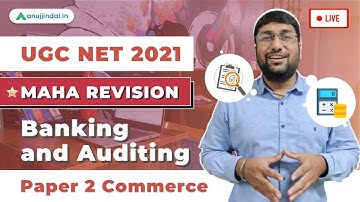 UGC NTA NET June 2021, Dec 2020 | Banking and Auditing | Paper 2 Commerce