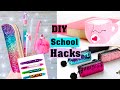 COOL & FUN SCHOOL HACKS !12 DIY SCHOOL SUPPLIES YOU CAN MAKE IN 5 MINUTES#2