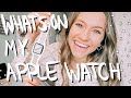 WHAT'S ON MY APPLE WATCH || best apps for apple watch in 2020!