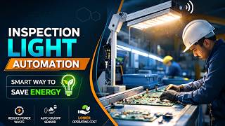 Inspection Light Automation for Energy Saving #factory