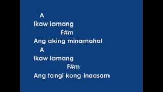 Miniatura de vídeo de "Ikaw Lamang Lyrics And Chords - Silent Sanctuary"