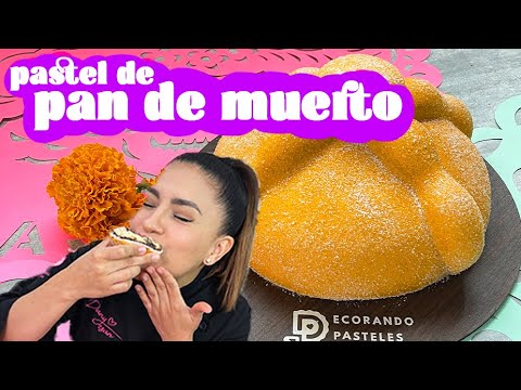 COMO HACER PAN DE MUERTO | COMO HACER PASTEL DE PAN DE MUERTO FÁCIL | PASTEL  DE PAN DE MUERTO 3D - YouTube
