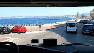 Marseille le Prado , Corniche Kennedy au vieux port